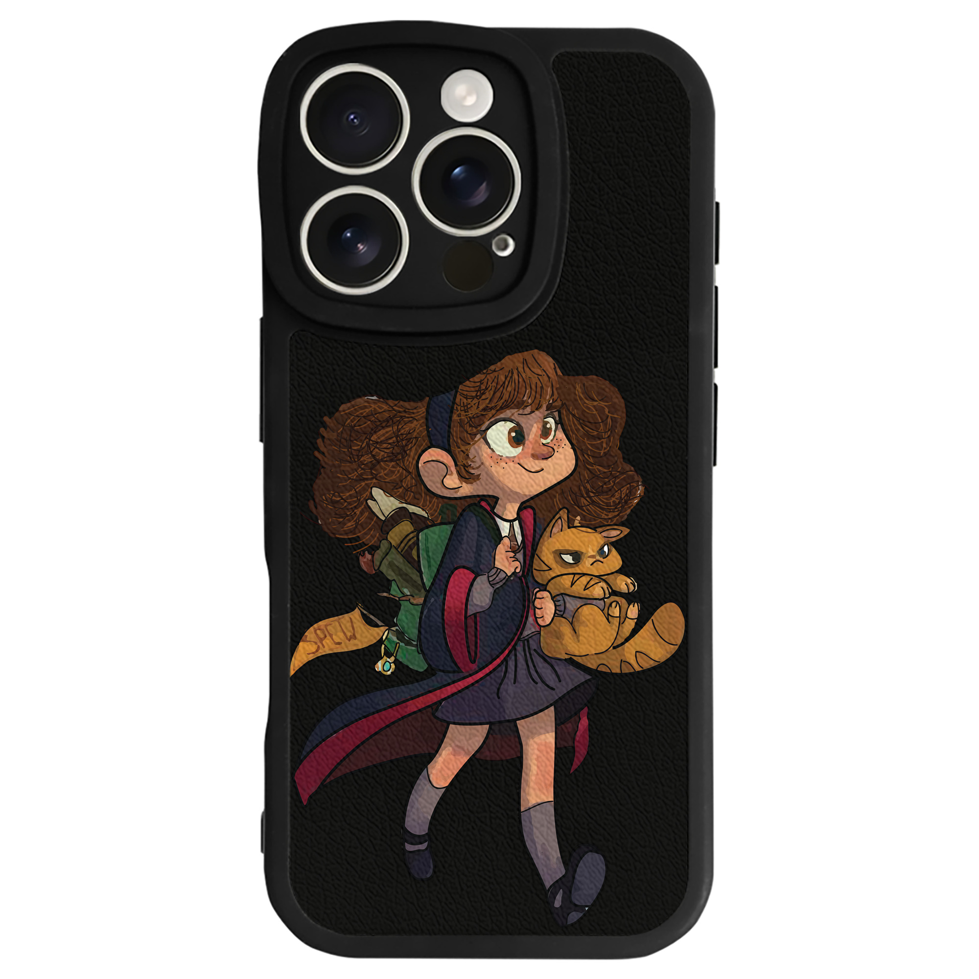 （画像用） Harry Potter ハリー・ポッターシリーズ 【iPhone 16シリーズ対応】シリコンスマホケース（レザー調） 材質：シリコン